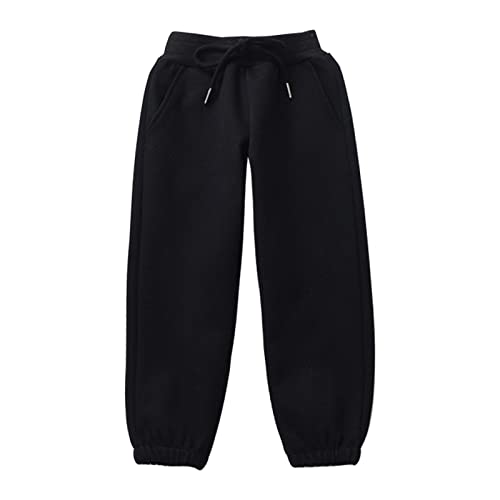 Mud Kingdom Boys Girls Jogger Pants Elastic Waist Cotton Casual Sweatpants with Pockets - Main Image
