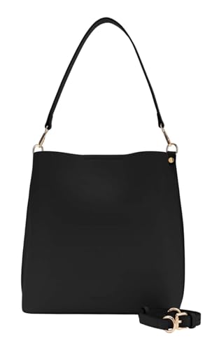 Sac hobo Seidenfelt Manufaktur Lilla Ro Midi noir élégant