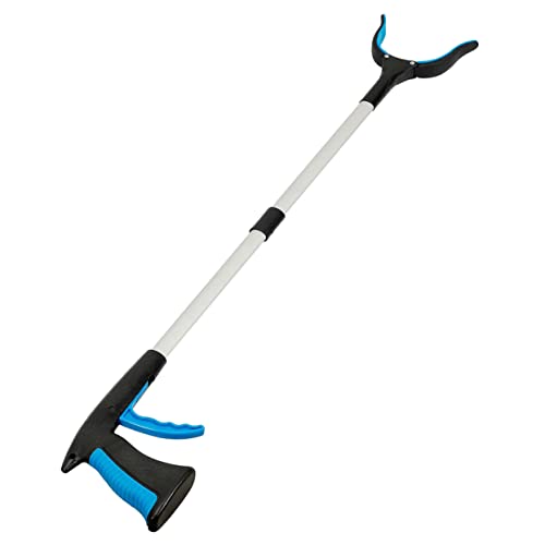KOMBIUDA Multi-Function Trash Pickup Tool Extendable Grabber Reacher Litter Assist Wheelchair Accessible