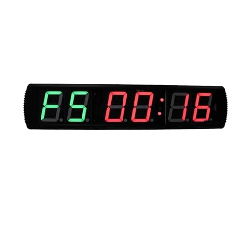 Cronómetro digital de intervalo para gimnasio con LED y control remoto miniatura 2