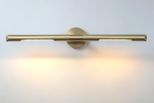 Image of 30 Inch Hardwired Brass Picture Lights for Wall, Modern Wall Art Light, Wall Light for Pictures, Painting Light (Bulb Included)