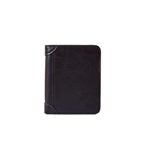 Vintage Business Men's Wallet Short Multi-card Bag Multi-function Coin Wallet Wallet Clip(D)