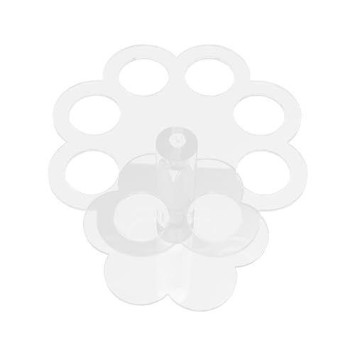 VINTORKY 8 Detachable Ice Cream Stand Cones Stand Popcorn Support Cream Horn Sweet Stand Ice Cream Cone Dispenser Drip Popsicle Holder Waffle Cone Cup Acrylic Ice Cream Holder