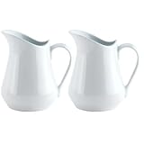 HIC Kitchen Creamer Pitcher with Handle, Fine...