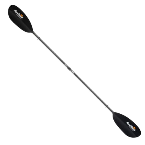 AQUA BOUND Manta Ray Carbon Kayak Paddle - Carbon Shaft/Carbon Blade, 2 Piece (Versa-Lok), Black,...