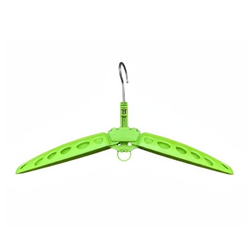 Qianly Scuba BCD Hanger Anti-Slip Wetsuit Hanger Travel Friendly BCD Dehumidifying Rack for Divers, Green
