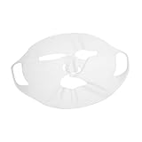 COLLBATH Silicone Face Mask Cover for Women Odorless Anti-Evaporation Adjustable Ear-Loop Design Reusable Skincare Mask for Facial Treatments