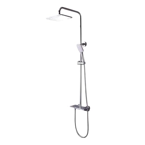 Ensemble de douche thermostatique blanc résolvant les variations de température d'eau - 3