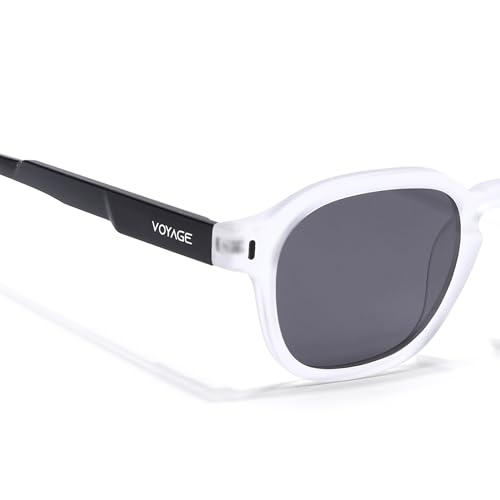 Image of Voyage Square UV Protected & Polarized Sunglasses for Men & Women