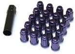 Muteki 12x1.5 - Close - Purple Lug Nuts (41886L) (MTK-12x15-C-PU)