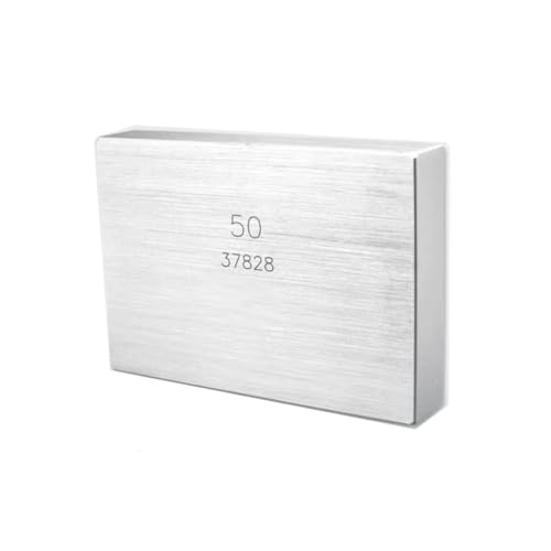 Image of 1Pc Range 50mm Gauge Block High Speed Steel Gage Blocks Non- For Caliper Inspection, Measurment Accurate Calibration(50mm)
