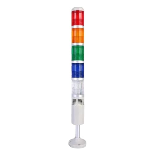 Torre luminosa de 5 colores para cabinas de DJ y ambientación escénica en eventos