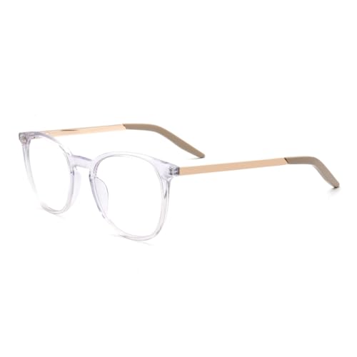 Lunettes rondes retro transparentes finissez en avec les montures lourdes