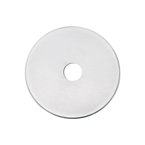 Gogogmee Round Fabric Paper Cutting Blades 60mm Rotary Cutter Replacement Blades Storage Case for Easy Organization