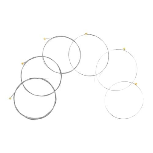 CIMAXIC Classic Guitar Strings 6pcs Metal Electric Guitar Strings Comfortable and Rich Resonance