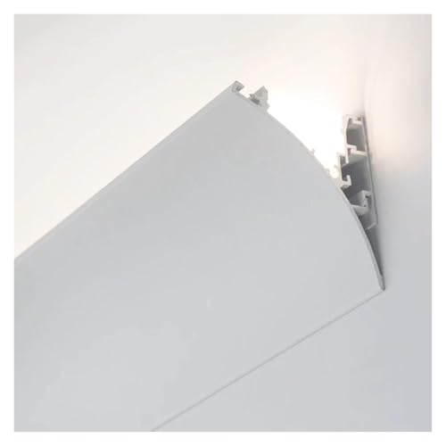 DXYOYONGMZ LED Channel, LED Diffuser Channel, Ceiling Molding Indirect Lighting, Kitchen/Hallway Led Lights Slat Housing Cover(10m(33ft))