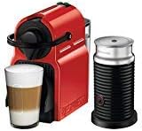 Breville Inissia Espresso Machine Red Bundle with Aeroccino