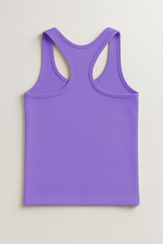 Image of Kurve Premium Girls Seamless Supersoft Wide Strap Comfortable Racerback Tank (Made with Love in The USA)
