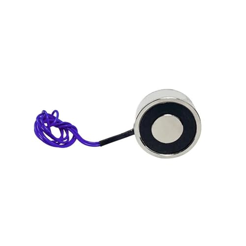 Solenoide redondo de 200N con fuerza de retención regulable a 12V y 24V