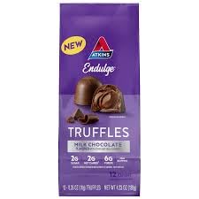 Atkinsa Endulge Milk Chocolate Truffles, Low Sugar, Low Carb, Ket...