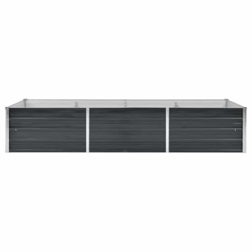 vidaXL Wysokie łóżko doniczka na kwiaty doniczka na rośliny taca na kwiaty weranda ogród patio podwórko balkon na zewnątrz 240x80x45 cm