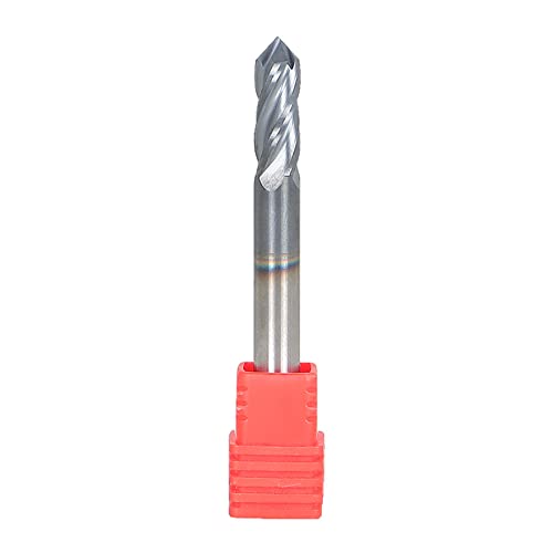 Image of waltyotur 1 /4 Inch Carbide End Mill 4 Flutes 3 /4 Inch Cutting Length x 2-1 /2 Inch Overall Length x 1 /4 Inch Shank Diameter for Aluminum Cutting Non-Ferrous Up Cutting 1 Pcs