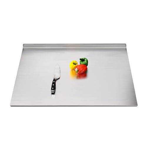 Planche à découper en acier inoxydable de qualité alimentaire durable - 2