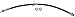 Dorman H621026 Brake Hydraulic Hose Compatible with Select Ford / Lincoln Models