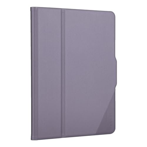 Image of Targus VersaVu Apple iPad (8th and 7th gen) 10.2-inch, iPad Air 10.5-inch, and iPad Pro 10.5-inch, Slim Lightweight Smart Shell Stand, Shock Proof, Audio Boost, Secure Closure, Violet (THZ86307GL)