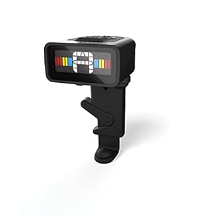 Features a non-marring, lever-lock clamp that holds the tuner securely to the instrument while allowing easy application and removal. Built-in piezo transducer picks up instrument's vibration rather than sound Tri-color reversible backlit lcd screen ...