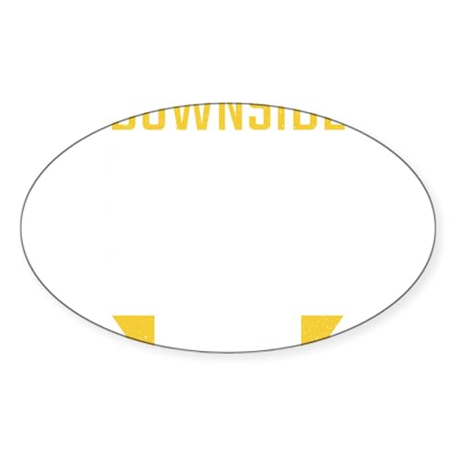 CafePress Mountain Biking Downside Life BIK Sticker Oval