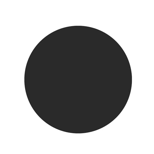 Image of Tempered Glass Round Table Top 35.4 Inch Diameter, 3 /8 Inch Thick, Heavy-Duty Safety Glass Circle for Dining Table, Desk, Patio Base Replacement-Black