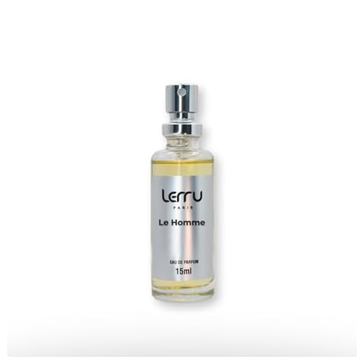 Lerru Paris Le Homme, Eau de Parfum Inspirado no Le Male, Perfume Masculino, 15ml, Cabe na Bolsa