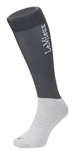 Chaussettes femme LeMieux My Competition Sock Slate Grey fine et extensible