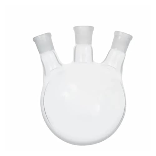 Flacon à trois cols 3000 ml à fond rond avec rodage étanche 29/32