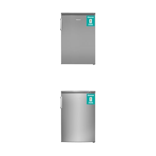 Image of Hisense RL170D4BCE 133L Under Counter Larder Fridge, 56 × 84.5 × 57.5 cm (W×H×D) + Hisense FV105D4BC21 82 Litres Freestanding Freezer, 56 × 84.5 × 57.5 cm (W×H×D)
