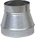 Imperial 10 in. Dia. x 8 in. Dia. Galvanized Steel Furance Reducer and Increaser