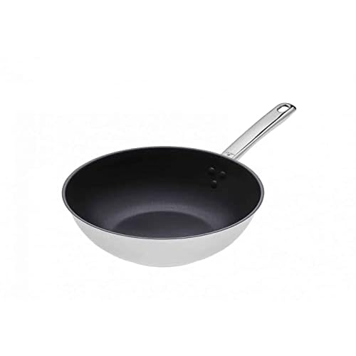 Gerlach 1760 Solid Lite keramische wok met coating inductie elektrische gaskeramische kookplaat 28 cm