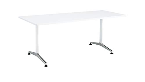 �y���[�J�[�z���E�ݒu�E�g���z�R�N�� �~�[�e�B���O�e�[�u�� JUTO MT-JTTR187PMAW �p�`�V�� T���r ���E���h�R�[�i�[ ��180×���s75cm �V�z���C�g/�r�|���b�V�� �A�W���X�^�[�^�C�v