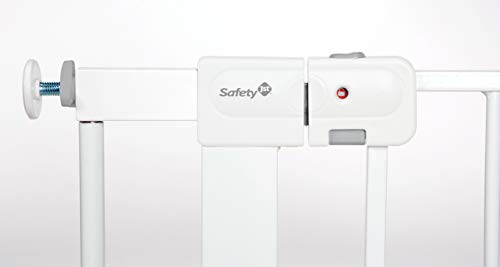 Safety 1st Easy Install Baby Gate for Doorways, Auto-Close Pressure-Mounted Magnetic Latch, Indoor Dog Gates, No Drilling, Fits 29"-38", White - image 8