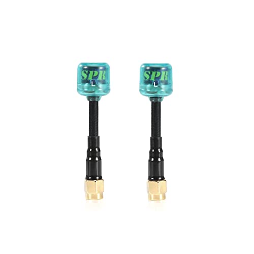 Antena Osprey 5.8GHz LHCP RP-SMA 2.82dBi drone FPV HD racing quad de 60 mm color azul