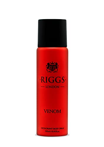 RIGGS LONDON PERFUMED DEODORANT BODY SPRAY 250ML - VENOM