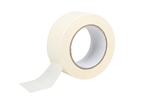 ProDec Ruban de masquage 50 mm x 50 m multi-surfaces pour peindre des lignes nettes, ruban adhésif de 19 mm de largeur, ruban de peintre