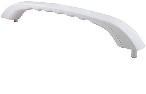 WB15X335 White Microwave Door Handle Compatible Replacement for GE Hotpoint RCA AP2021148 PS232260 New (1)
