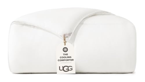 UGG Danielle Doppel-Bettdecke, kühlend, leicht, Daunen-Alternative, hypoallergen, maschinenwaschbar, gesteppt, flauschig… – Ansicht 1