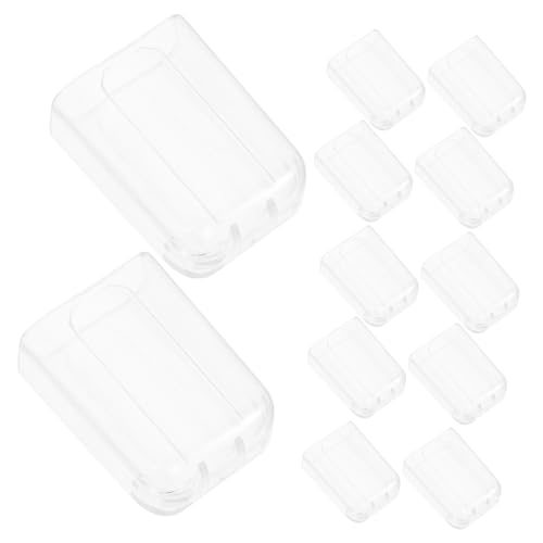 Tapas antipolvo para cepillos eléctricos y funda para cepillo de dientes de viaje pack de 20