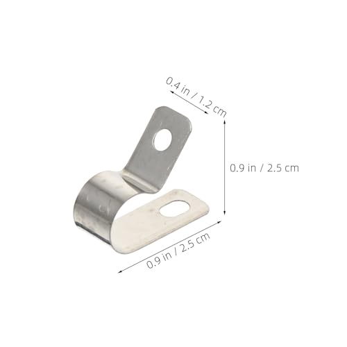 Abrazaderas de cable de aluminio NUOBESTY solución a cables sueltos con clips de pared 3