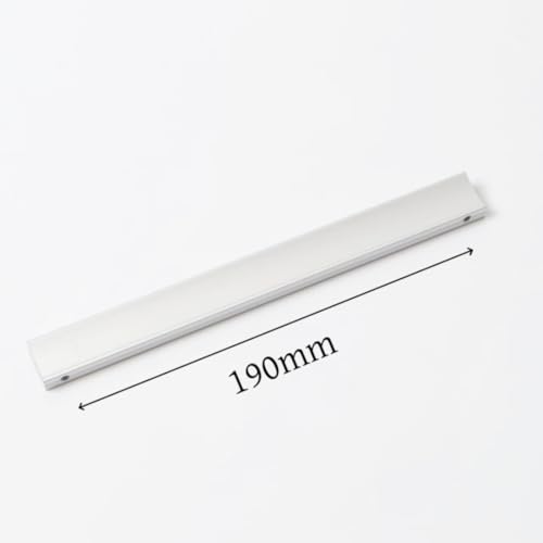 DAWOOWF Pack of 2 Furniture Handles, Drawer Handles with 4 Screws, Brushed Chrome Material Cabinet Handles, Door Handles - Image 2
