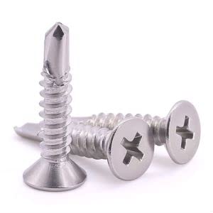 Tornillos autorroscantes 410 acero inox 100 pcs miniatura 7