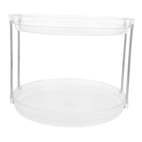 ABOOFAN Organizador Giratorio de Especias para Cocina Estante Rotatorio de Almacenamiento de Condimentos para Gabinetes y Encimeras para Cosméticos